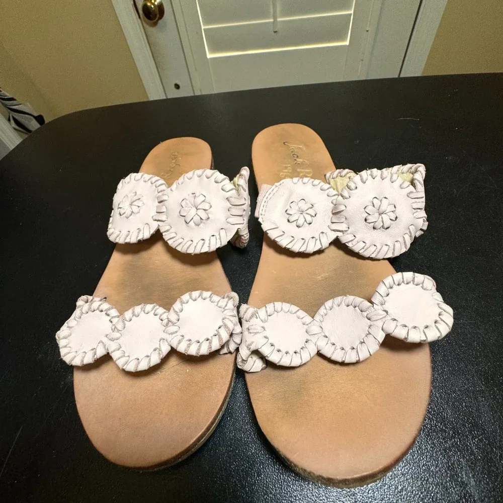 Jack rogers size 3 blush pink sandal slipper